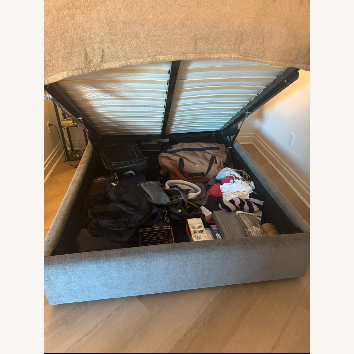 West Elm Full Emmett Pop-Up Storage Bed - image-3