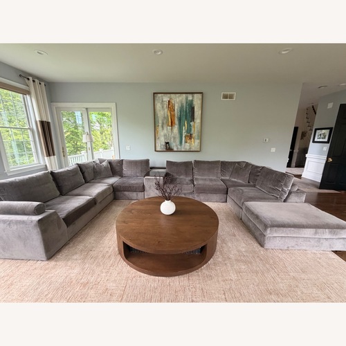 Used Vanguard Lucca Gray Sectional for sale on AptDeco