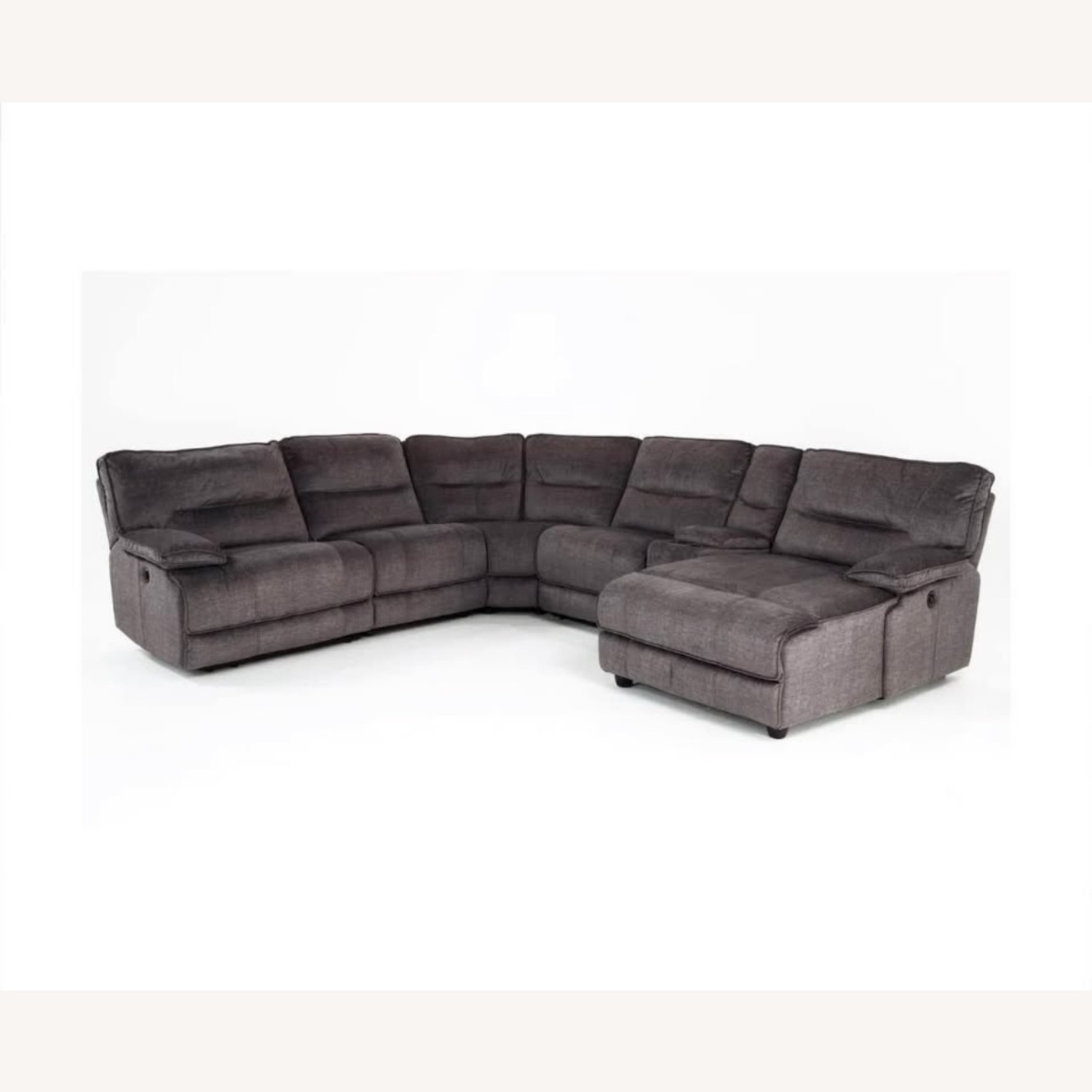 Bob's Discount Furniture Pacifica Gray 130” Sectional - image-3