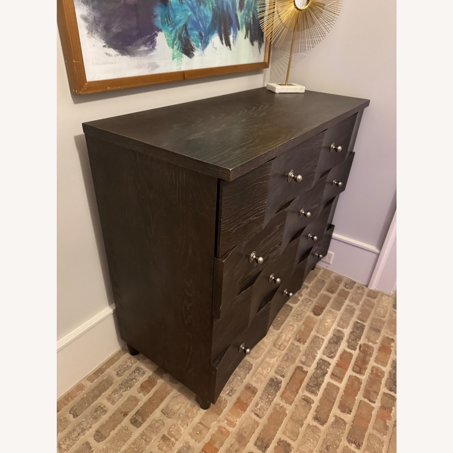 High-end Dark Wood Dresser - image-2