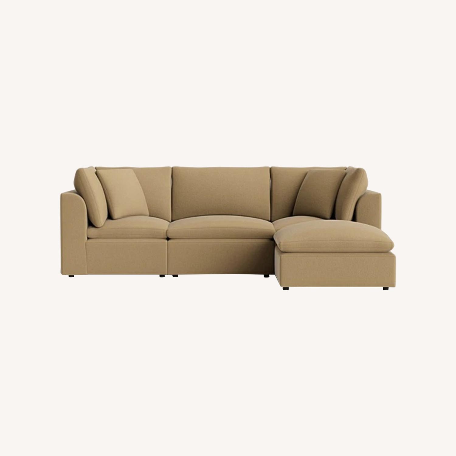 Joybird Bryant Petite in Banks Oatmeal Sectional - image-0