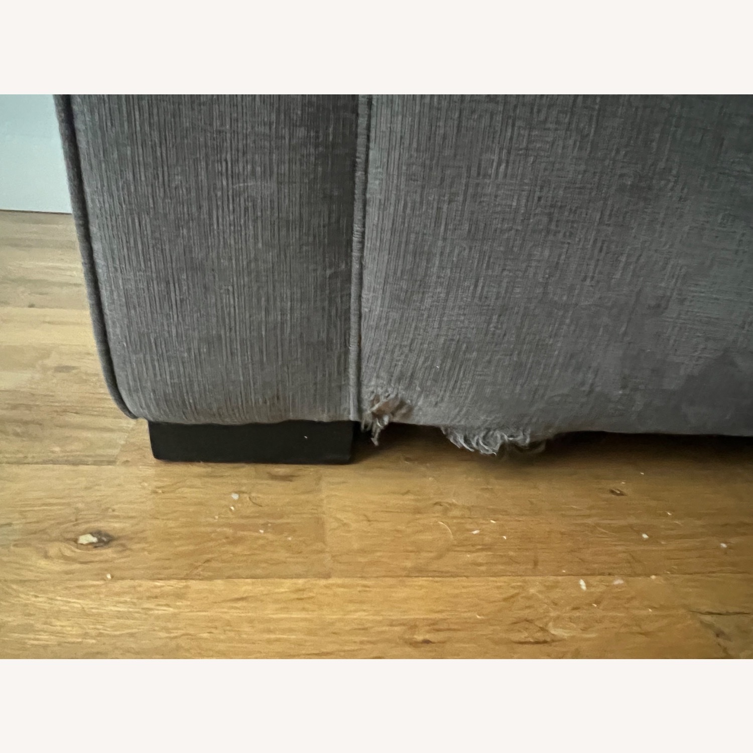 Macy's Radley Couch - 3 Seat Fabric Sofa + Ottoman - image-4