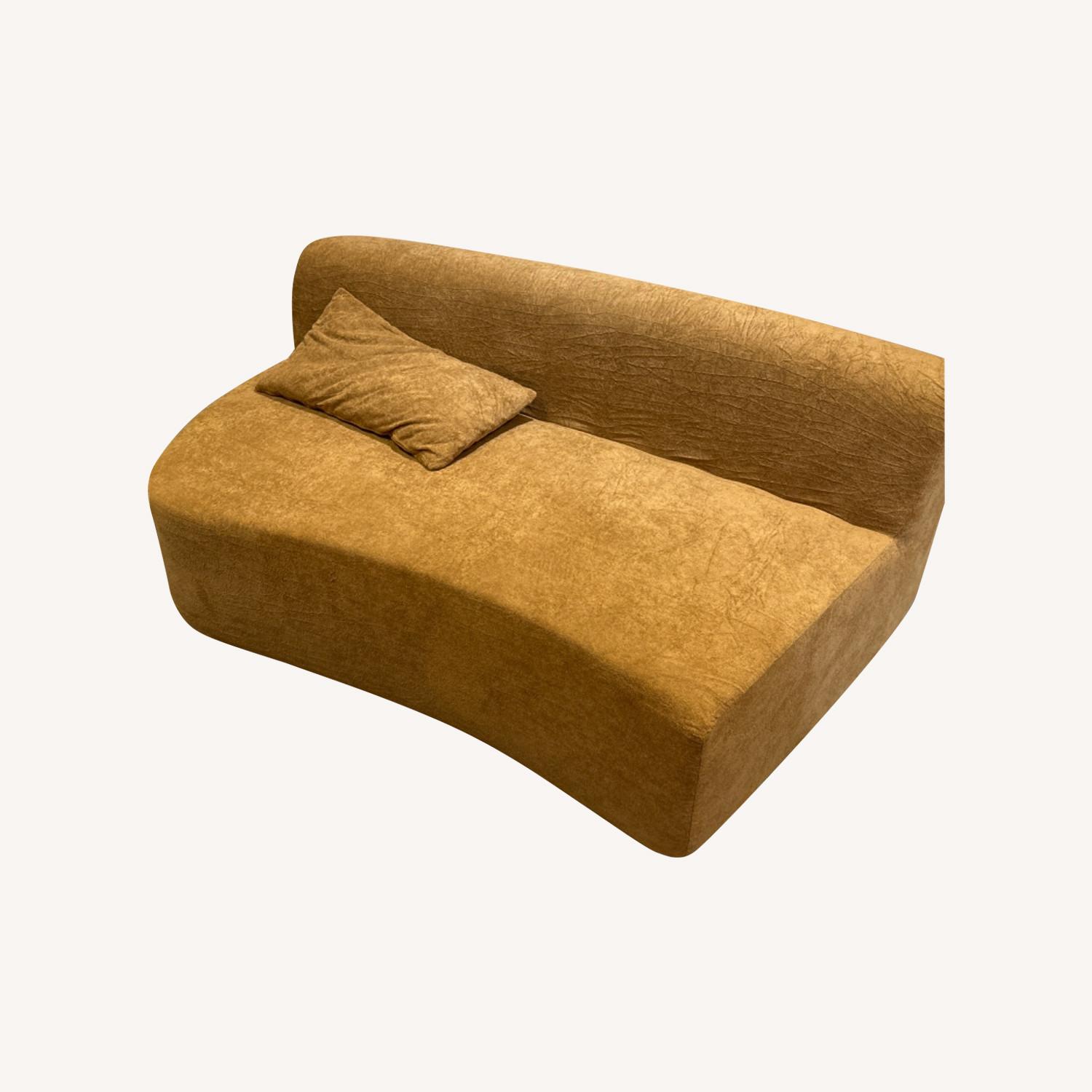 Modular Sectional Curved Sofa (Camel Color ) - image-0
