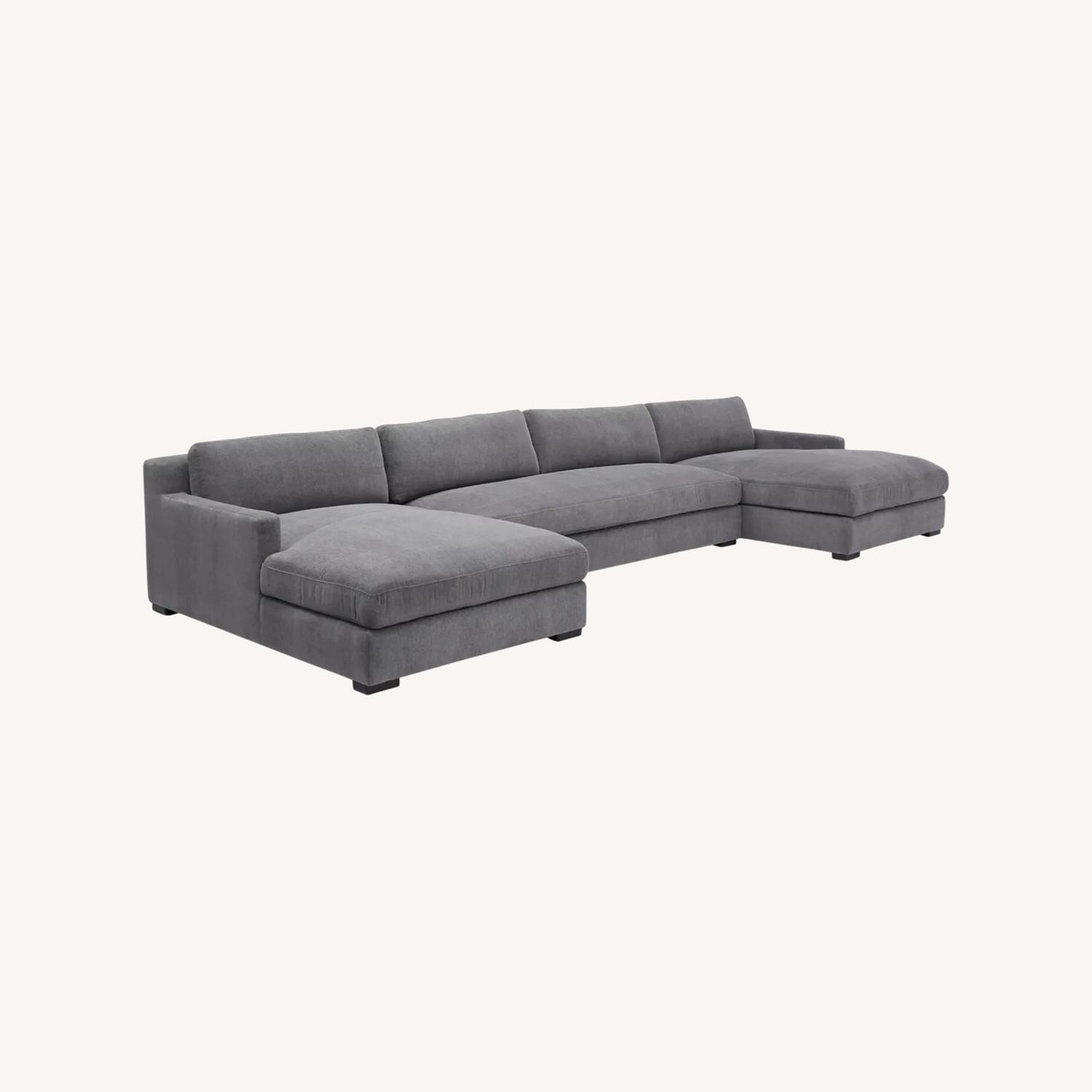 Rooms To Go Central Avenue Gray 3 Pc Sectional - AptDeco