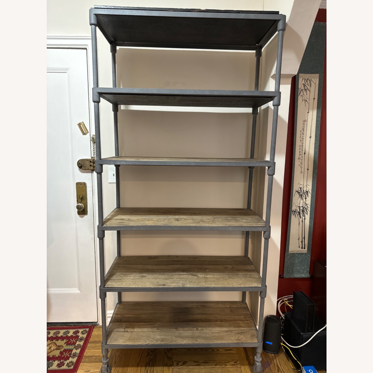植物棚 industrial (iron shelf) RECLAIM Amazon.com : Antourlamm Metal Iron Shelf for Large Plants