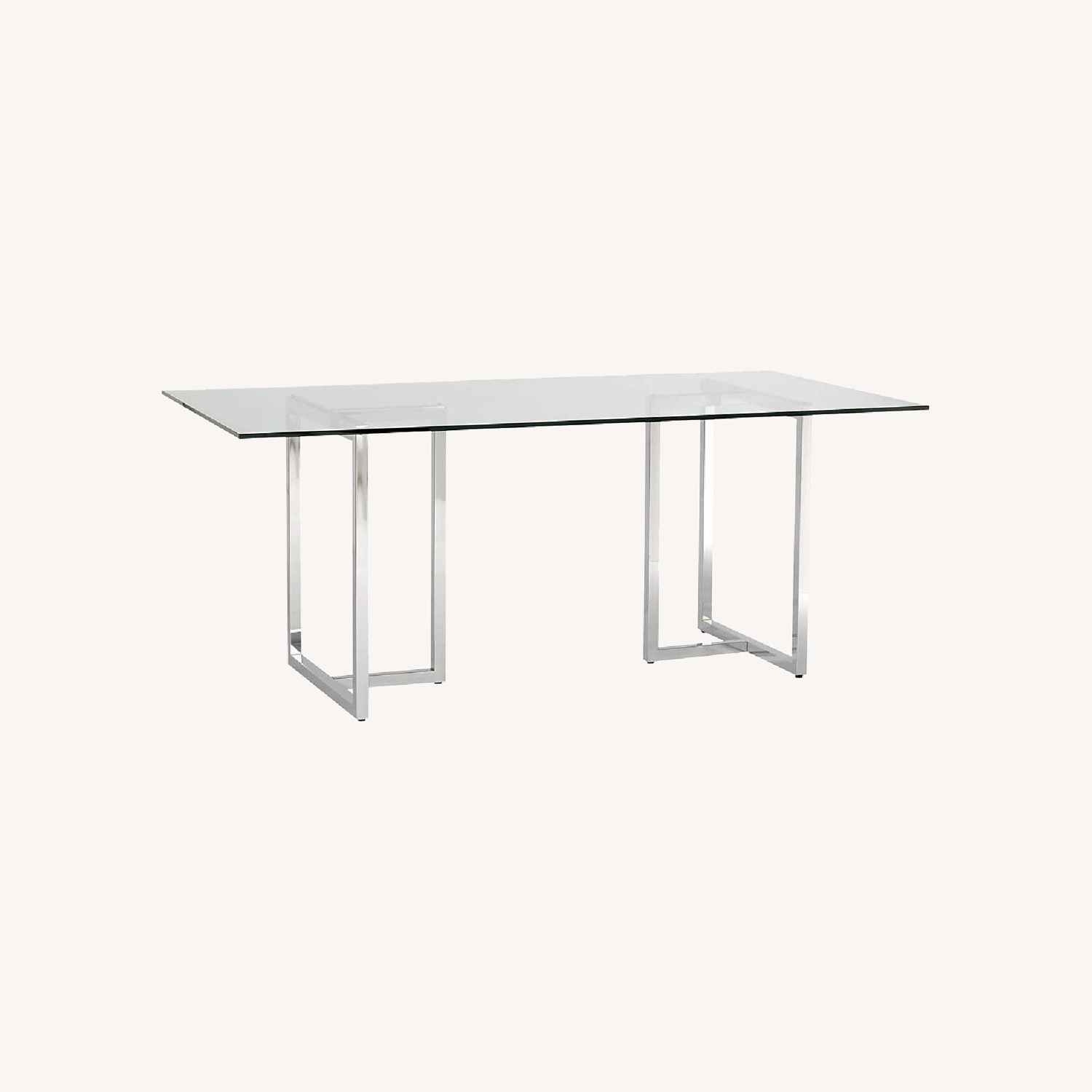 CB2 Silverado Chrome Dining Table - image-7