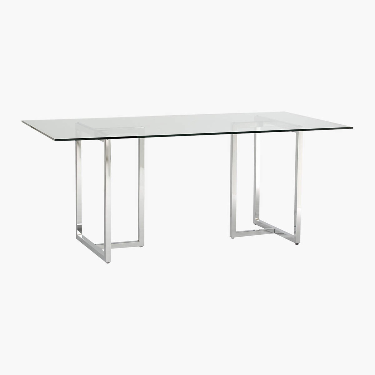 CB2 Silverado Chrome Dining Table - image-9
