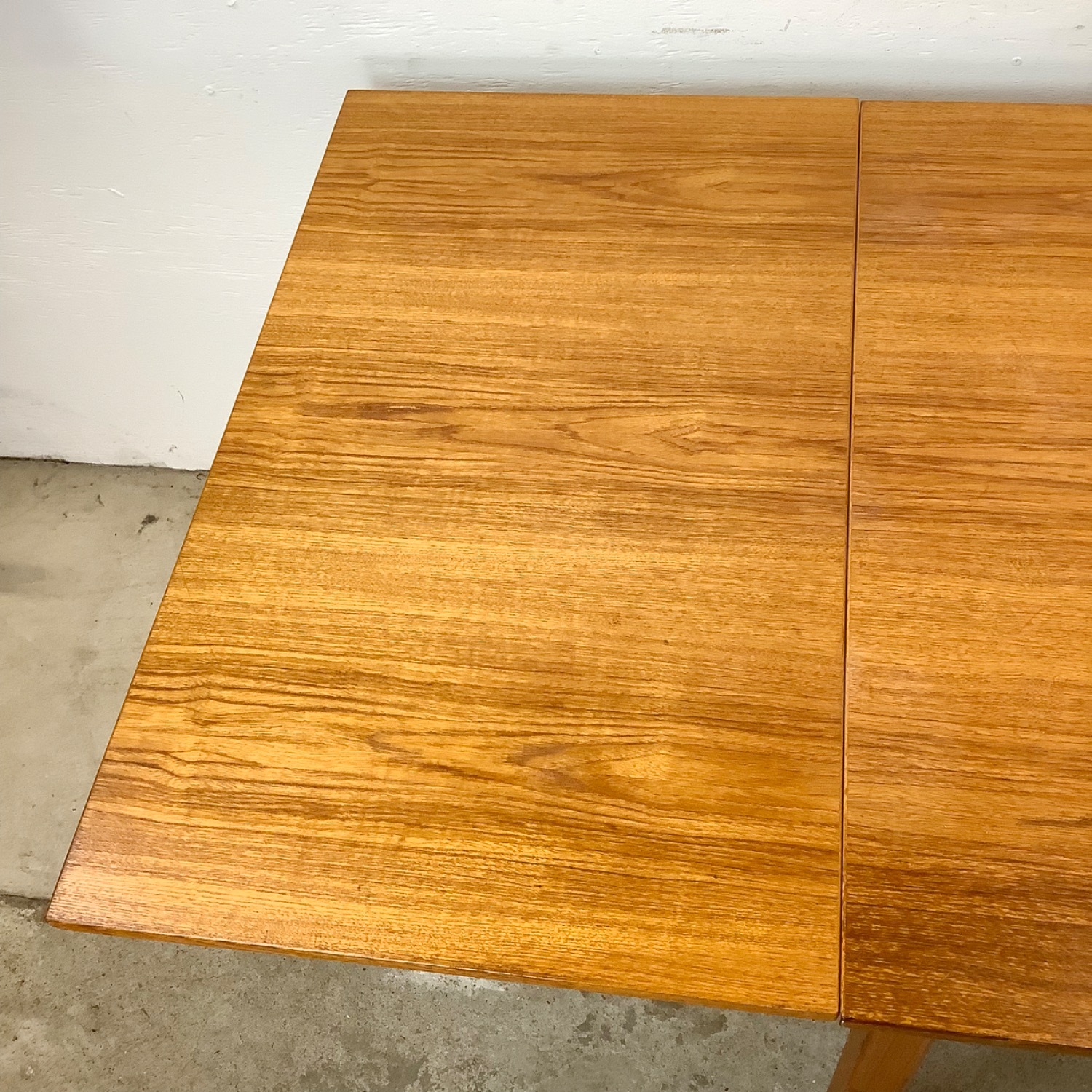 Scandinavian Modern Teak Dining Table with Leaves - image-6