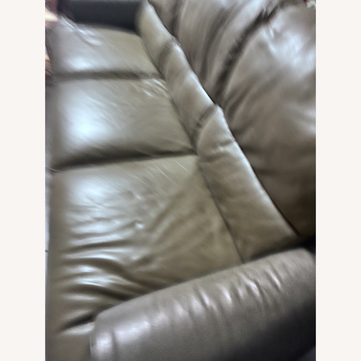 Comfortable Green Leather Sofa - image-2