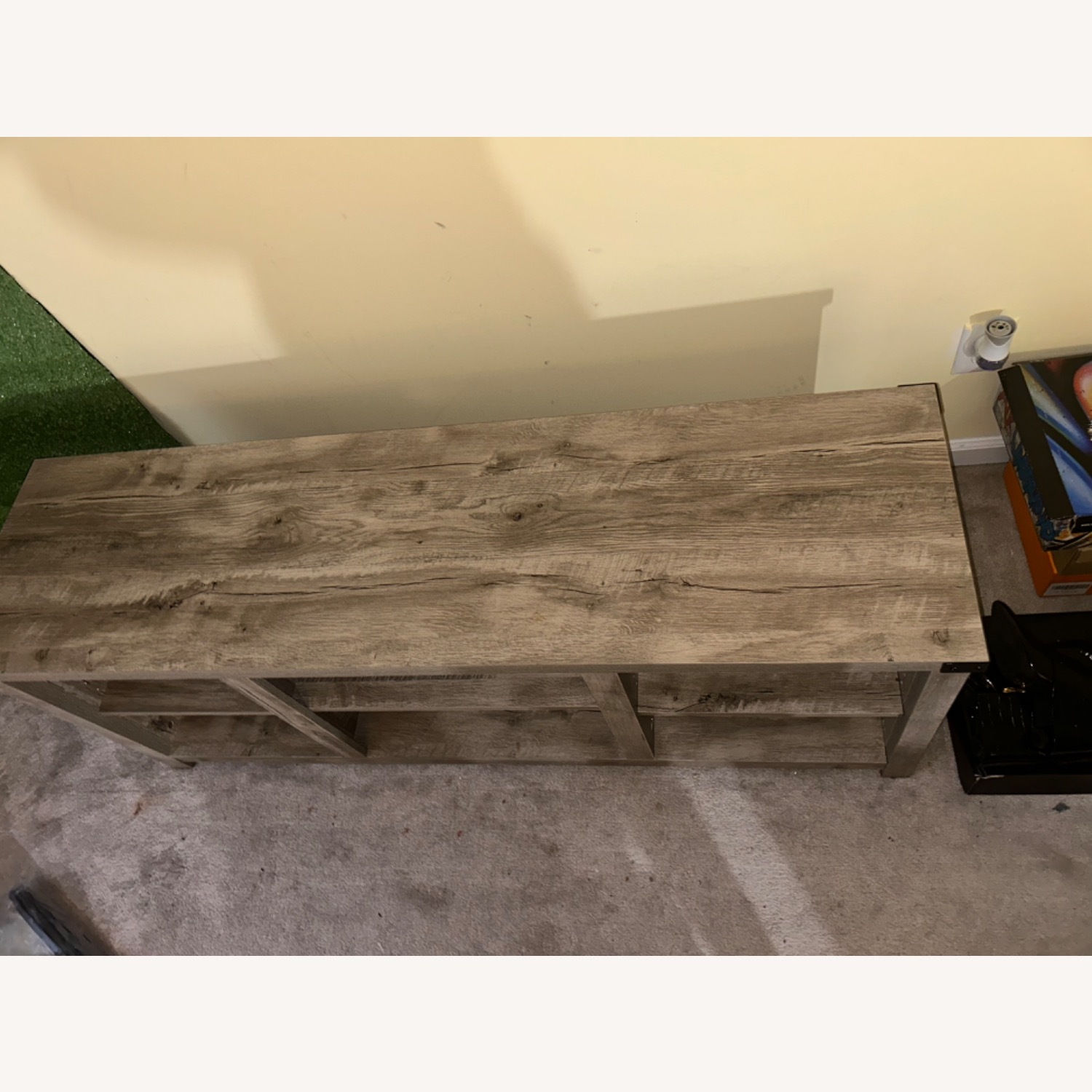 Ashley Furniture Douglasville Light Gray TV Stand  - image-8