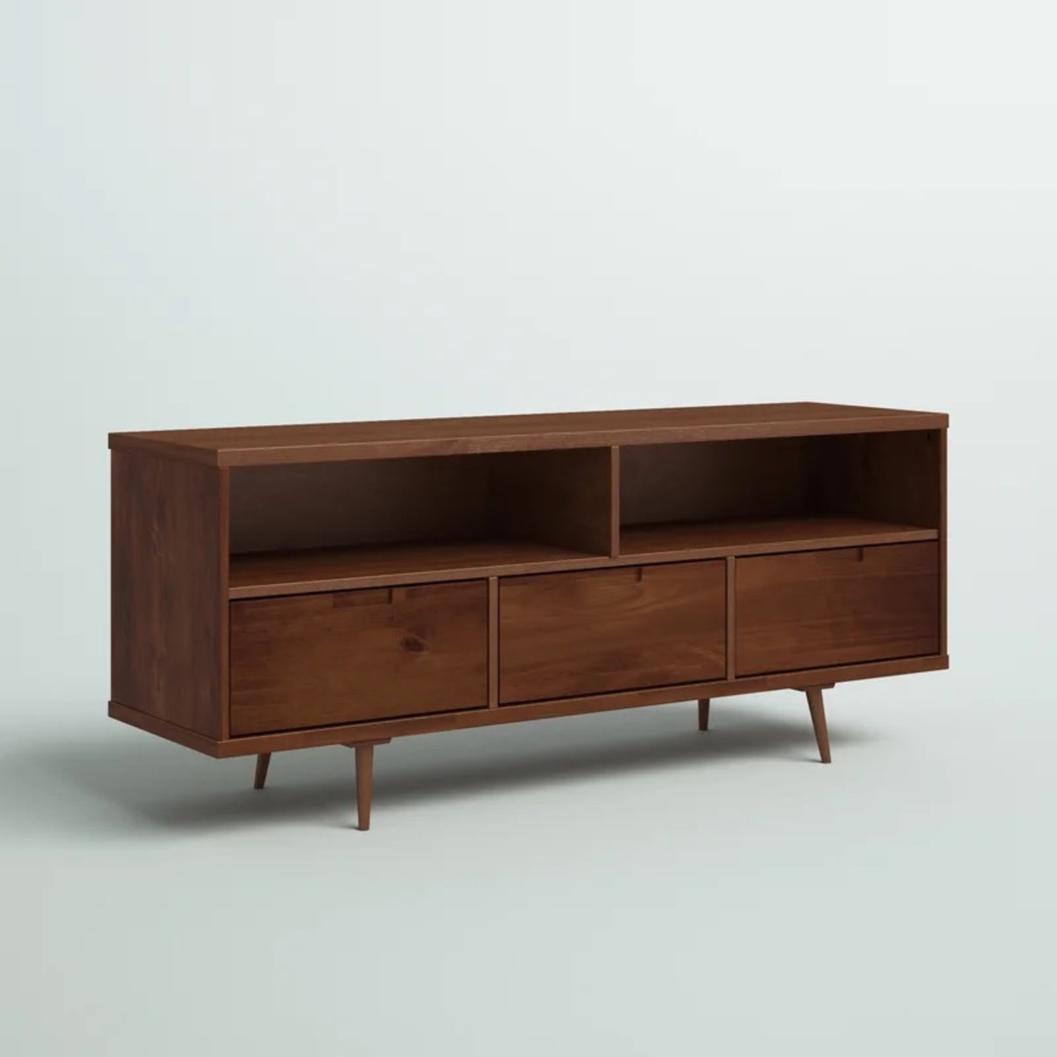 Mercury Row Sadie 58" Solid Wood 3-Drawer TV Stand - image-2