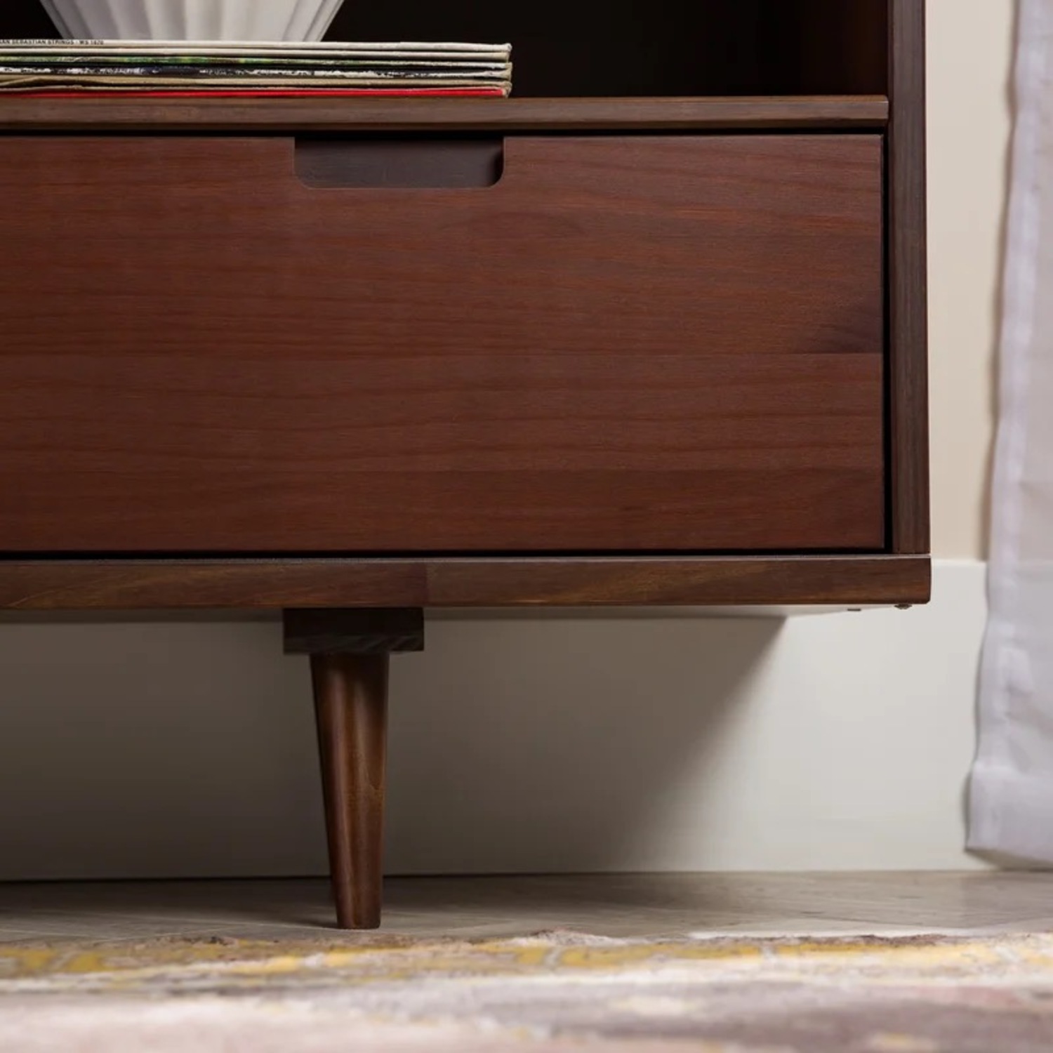 Mercury Row Sadie 58" Solid Wood 3-Drawer TV Stand - image-3