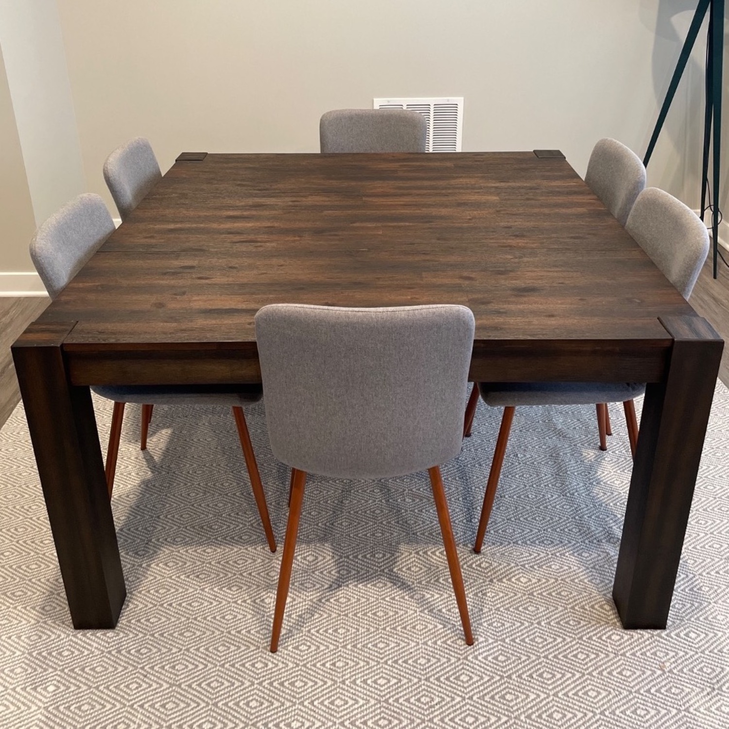 Bob's Discount Furniture Summit Wire Brush Dining Table - image-6