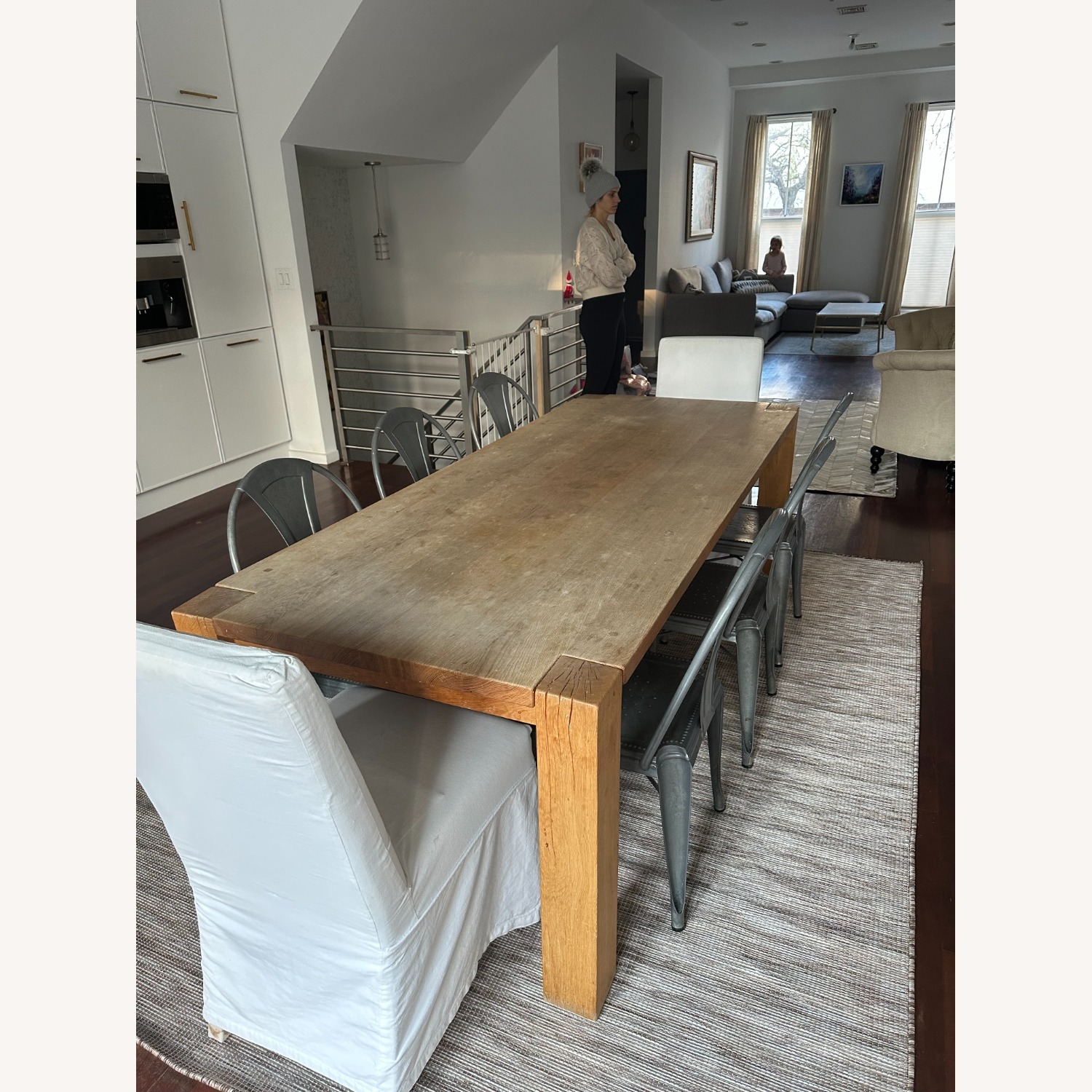 Crate & Barrel Terra Dining Table - image-2