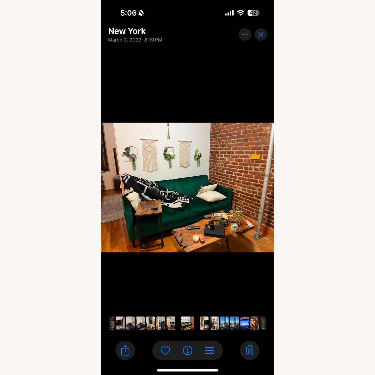 Natural Wood Raw Edge Coffee Table - image-4