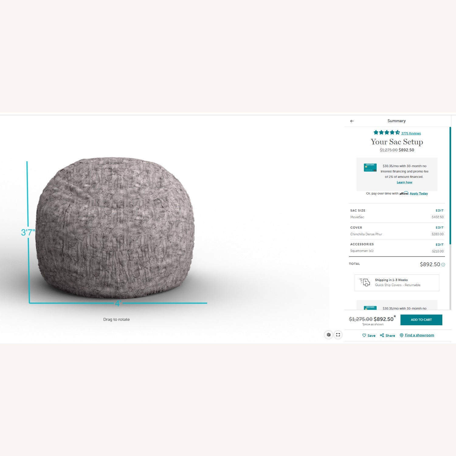 Lovesac with Squattoman (Moviesac) - image-4