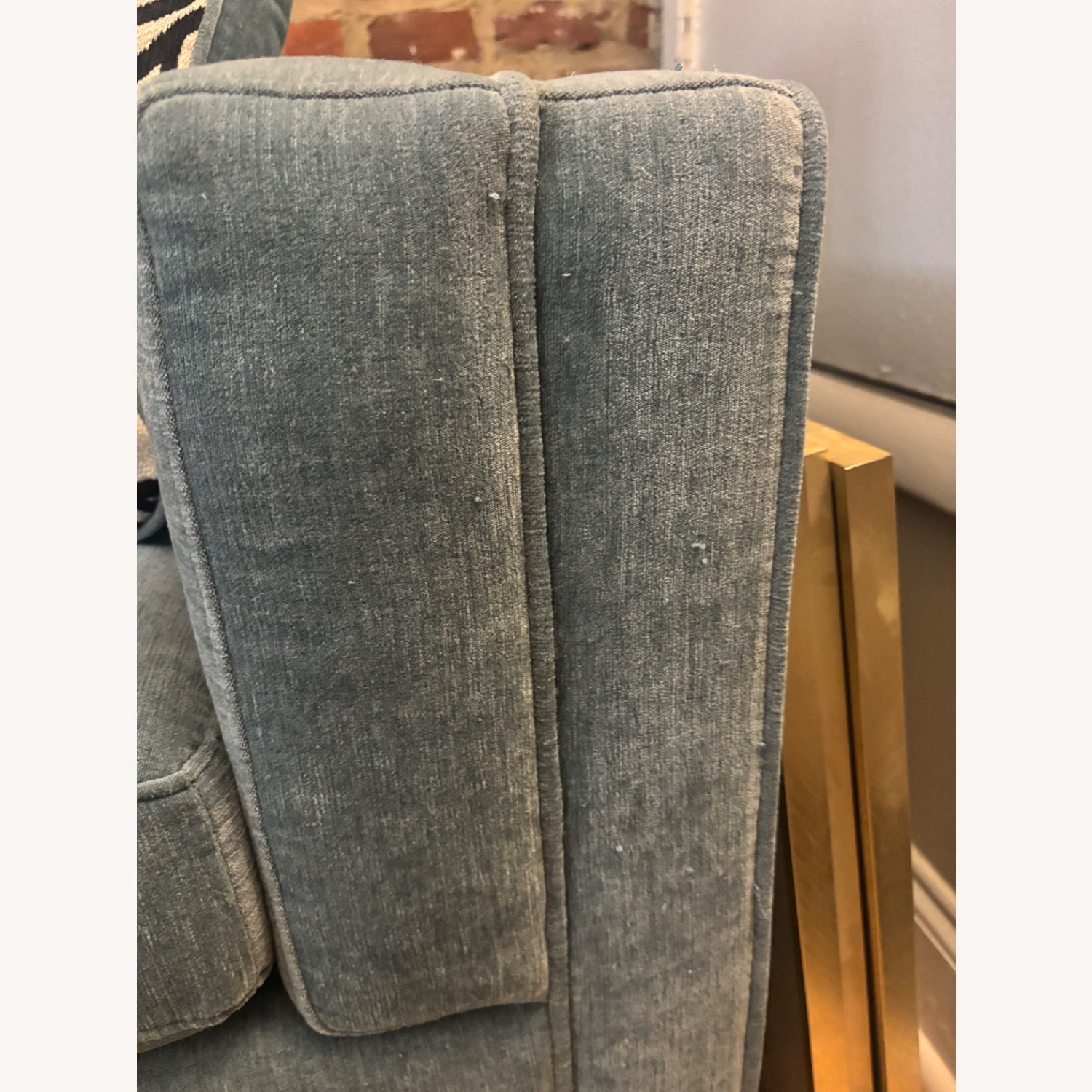 Bob's Discount Furniture Zada Blue 2 Seater Sofa - image-3