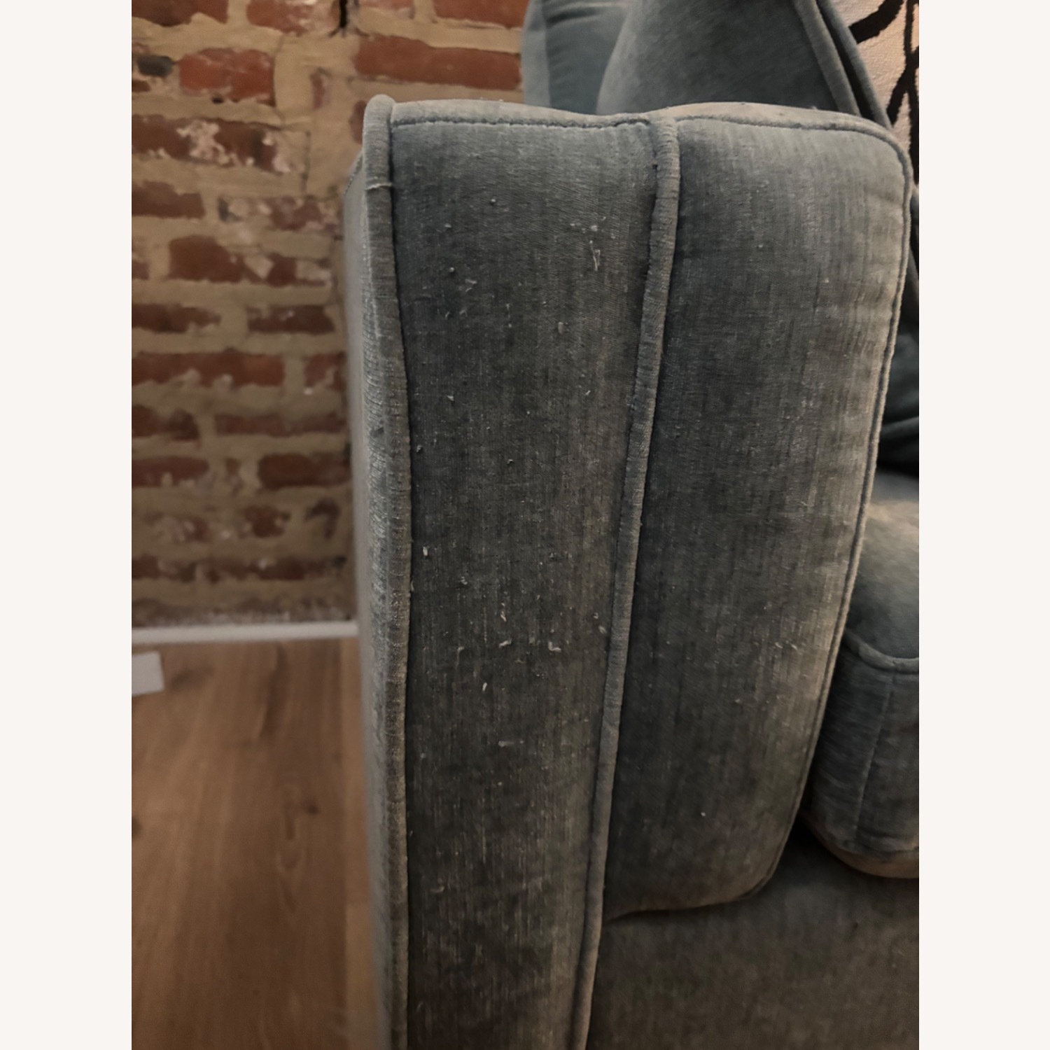 Bob's Discount Furniture Zada Blue 2 Seater Sofa - image-1