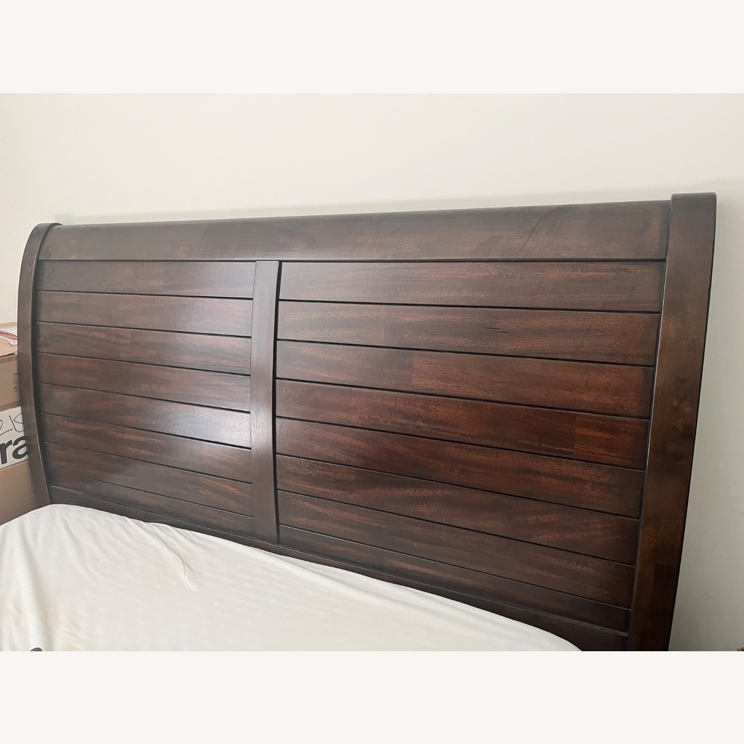 Bob's Discount Furniture Hudson Queen Pecan Storage Platform Bed - image-1