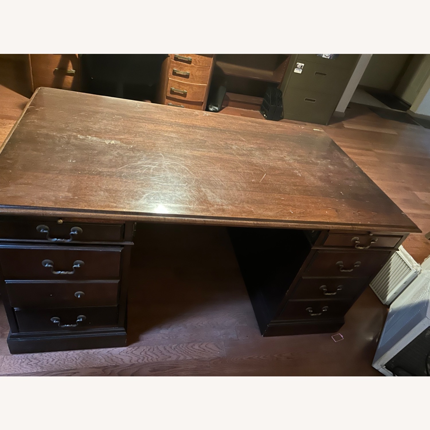 Dark Brown Desk - image-1