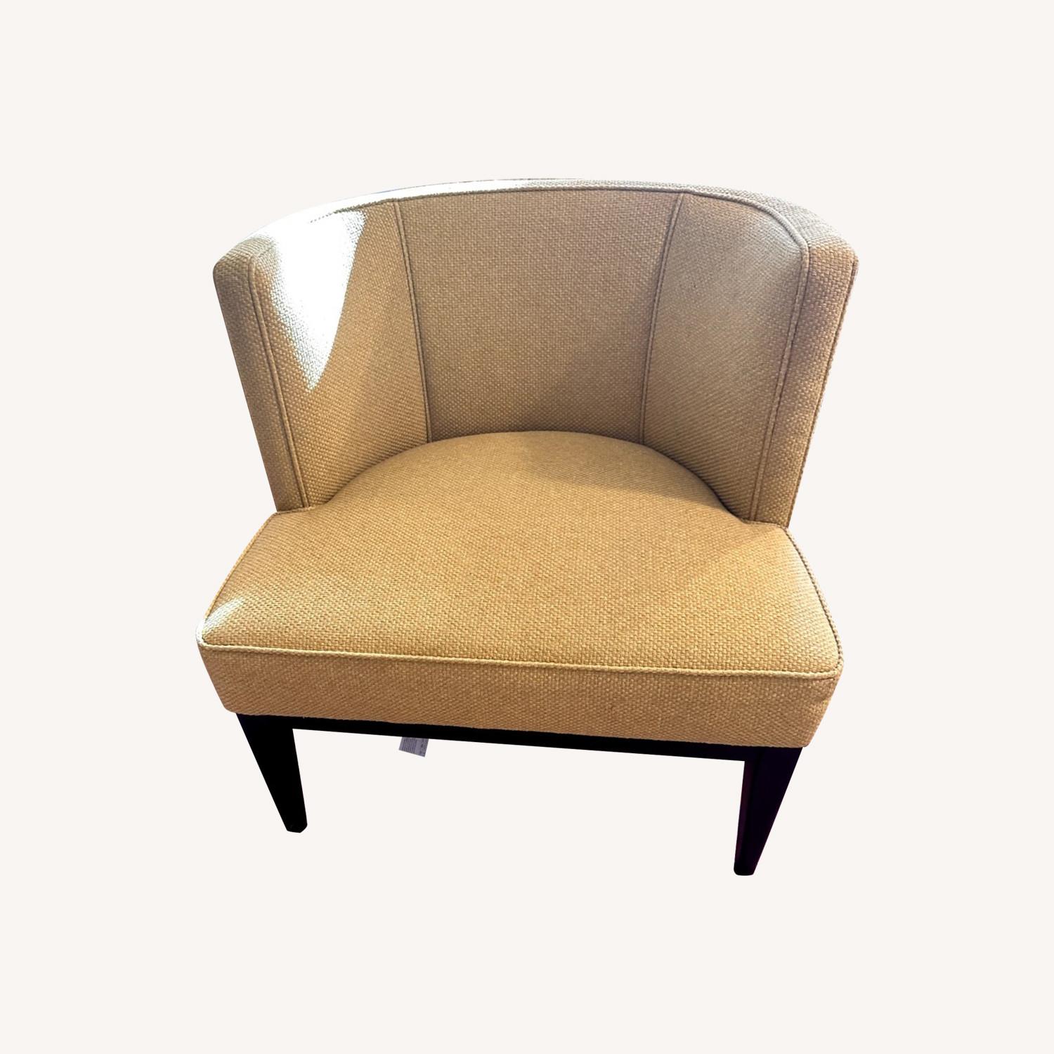 Crate & Barrel Yellow Grayson Upholstered Accent Chair - image-0