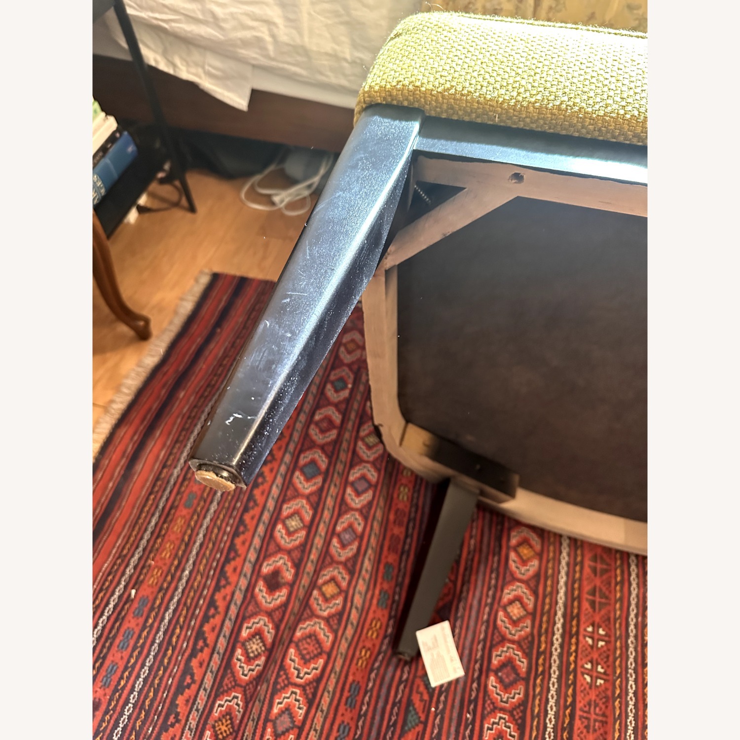 Crate & Barrel Yellow Grayson Upholstered Accent Chair - image-2