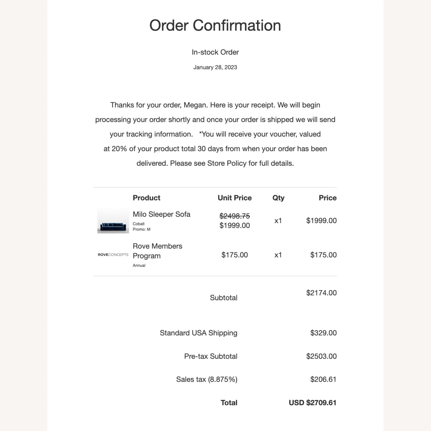 Rove Concepts Milo Sleeper Sofa - image-5