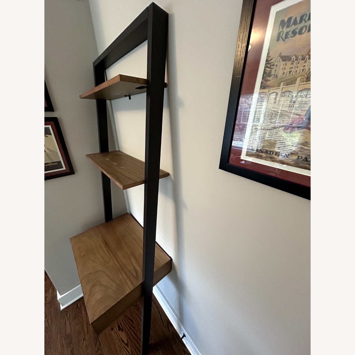 West Elm Ladder Shelf Wall Desk (28") - image-2