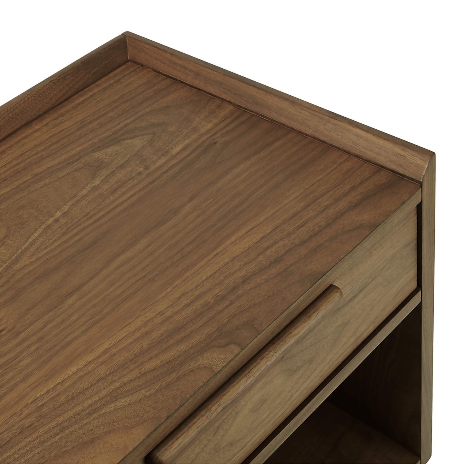 Crate & Barrel Tate Walnut Nightstand - image-2