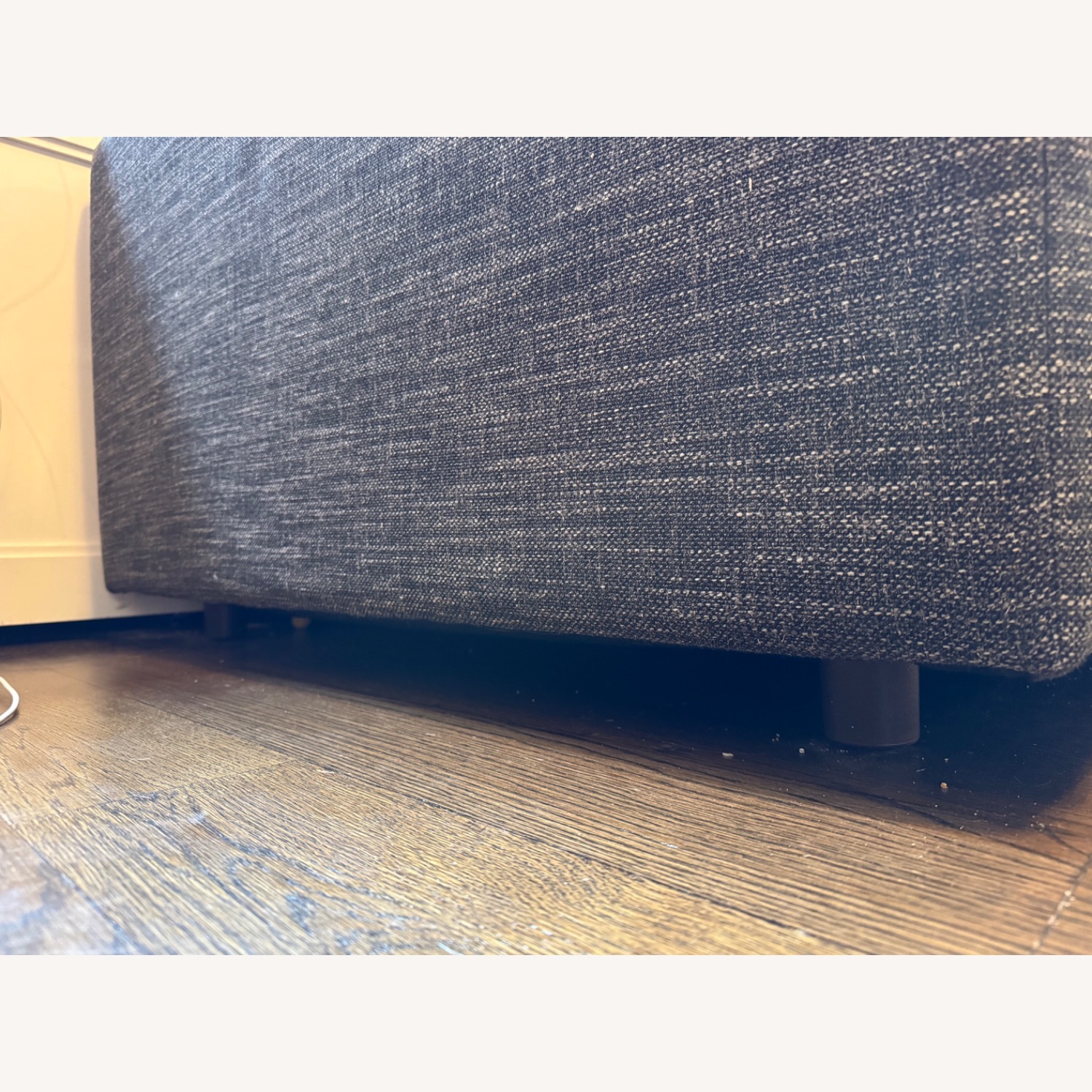 West Elm Charcoal Gray Urban Sofa with Chaise - image-6