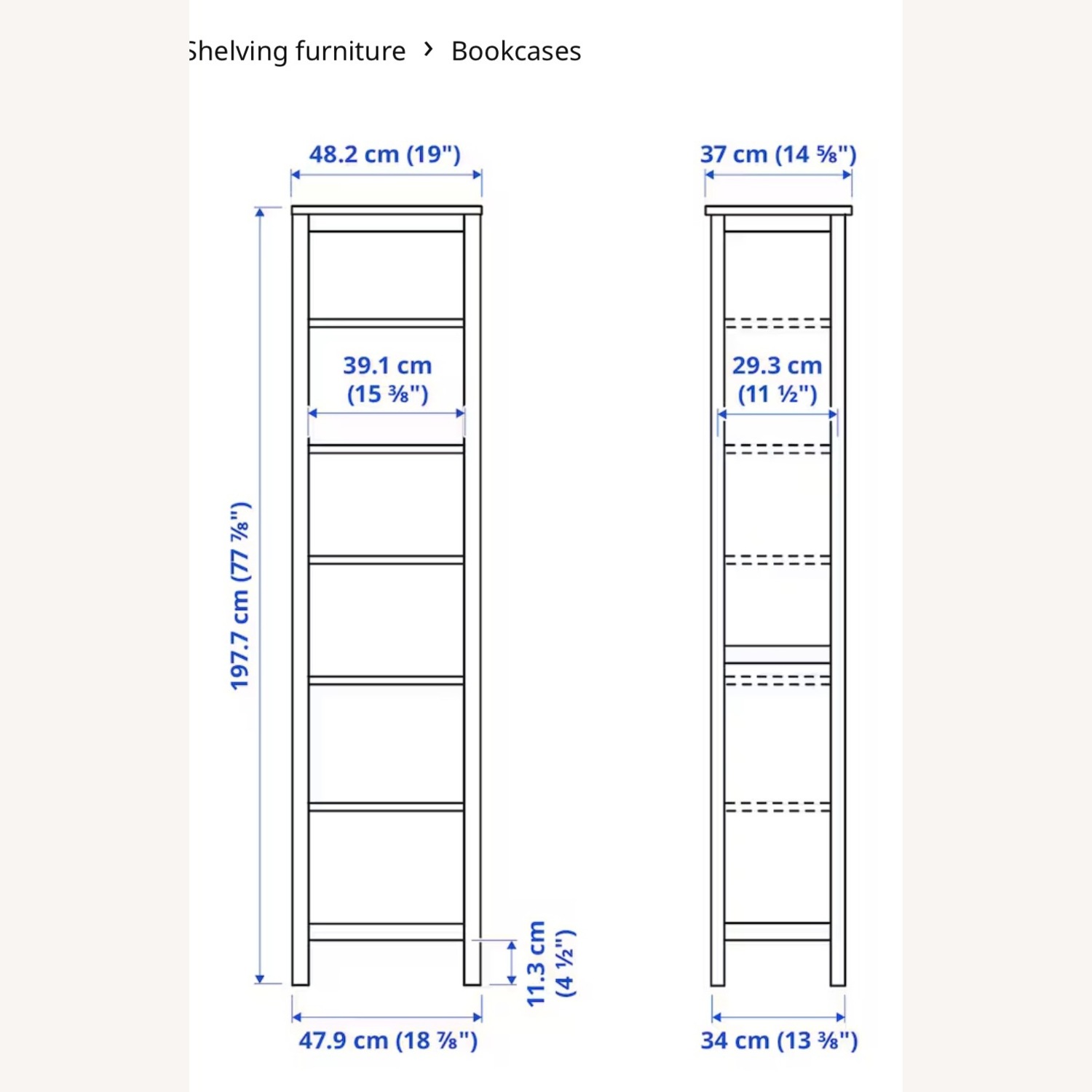 IKEA Hemnes Bookcase - image-5