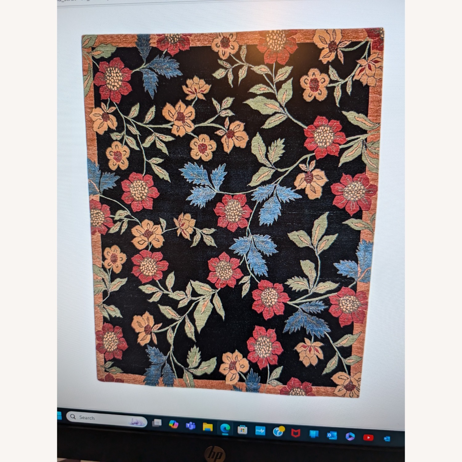 Tufenkian Wool Carpet 8 x 10 Floral - image-1