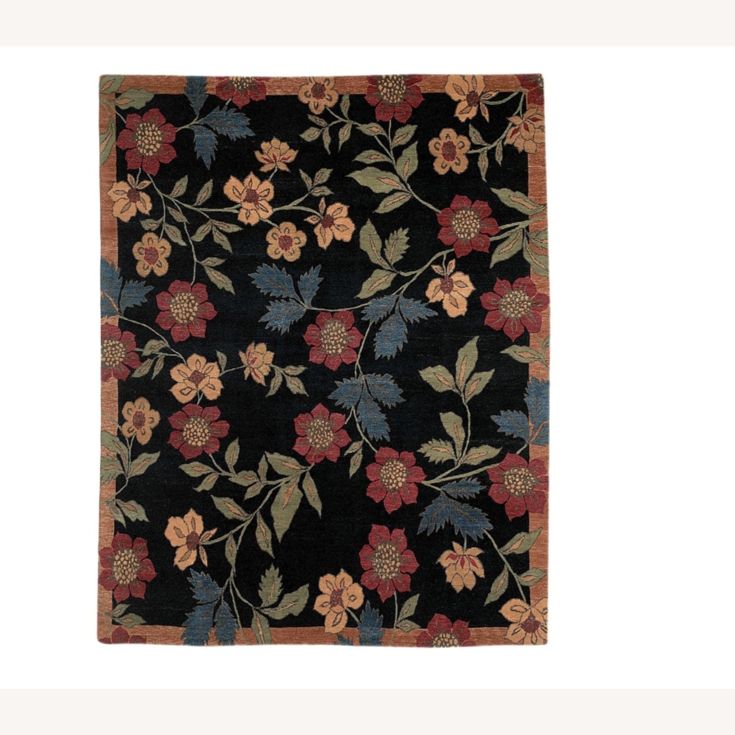 Tufenkian Wool Carpet 8 x 10 Floral - image-0
