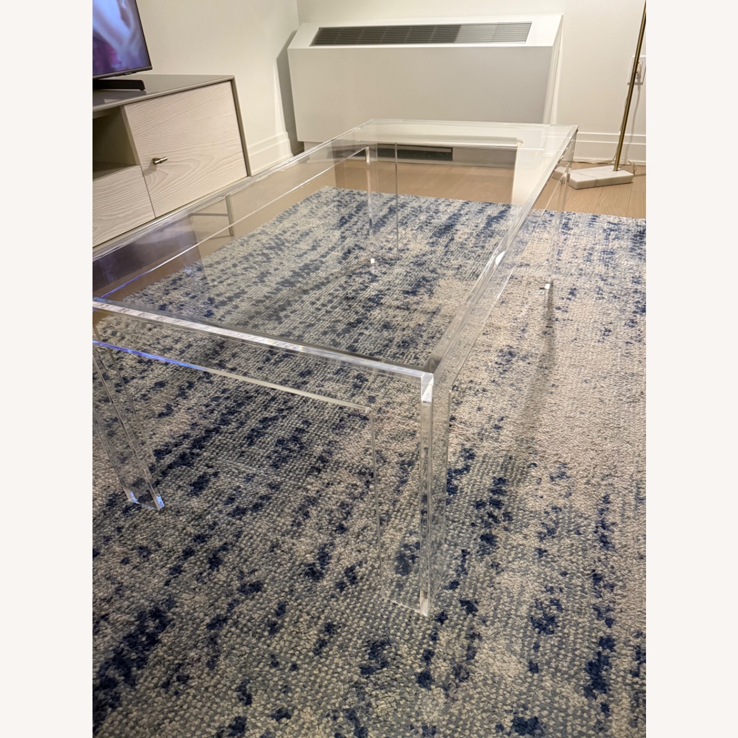 Ballard Designs Felicity Acrylic Coffee Table - image-2