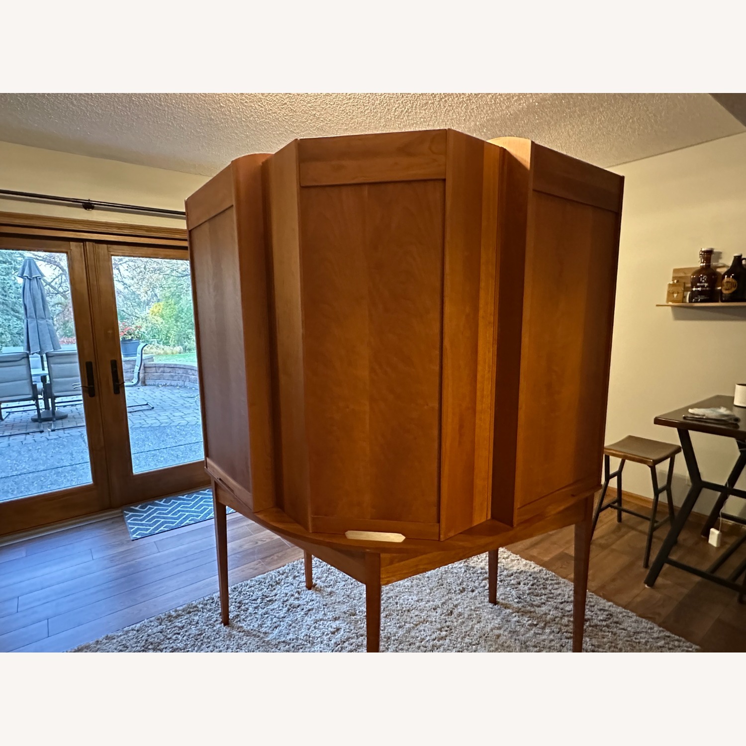 Harden Cherry Wood Desk with Bookshelves - image-3