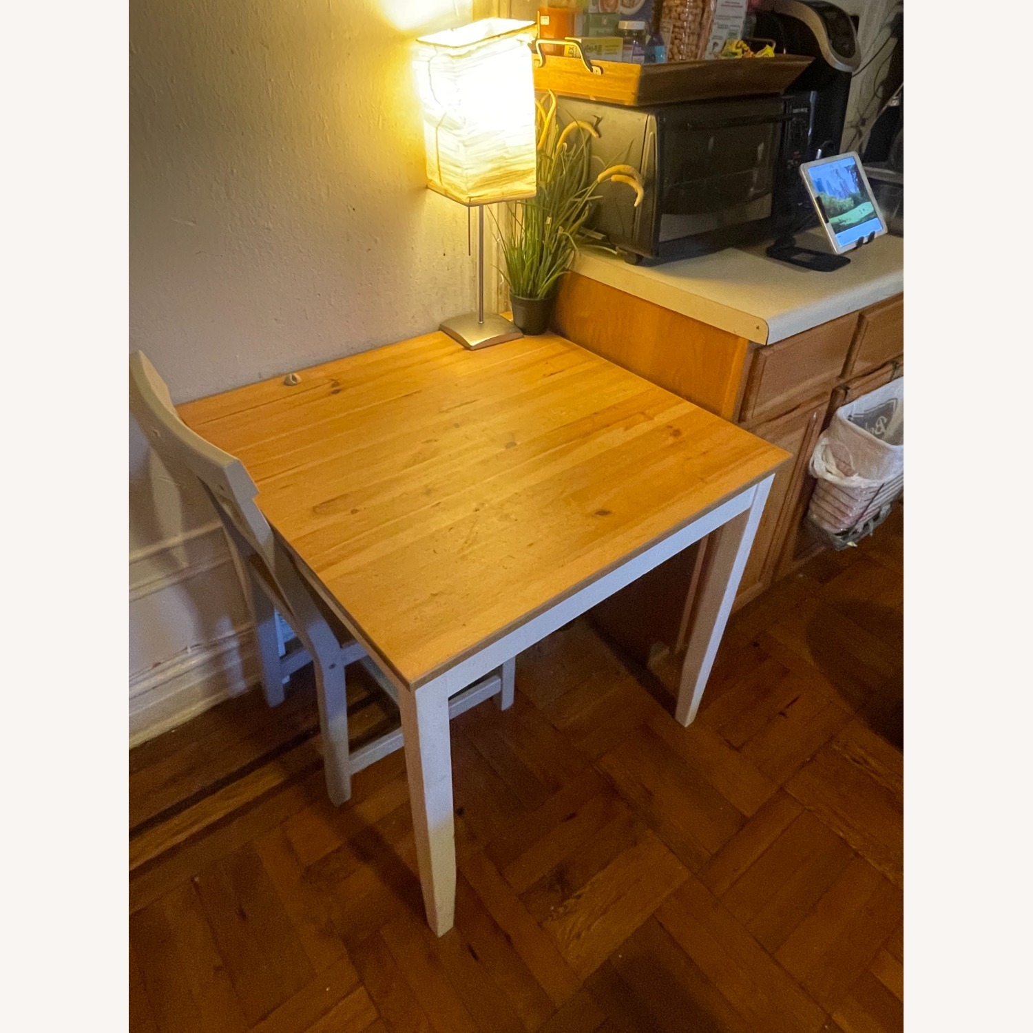 IKEA Lerhamn Square Dining Table Set - image-3