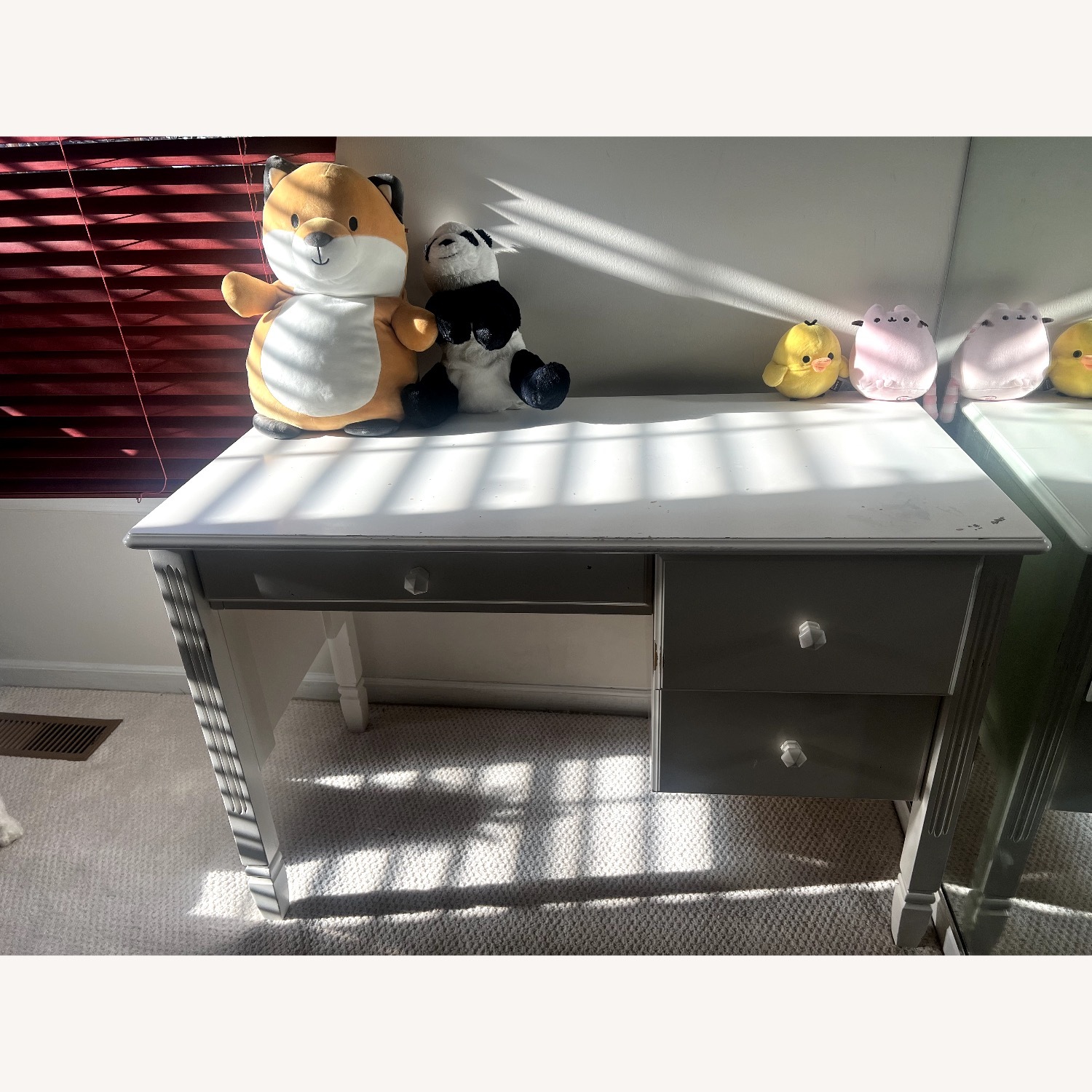 Pottery Barn White Desk - image-2