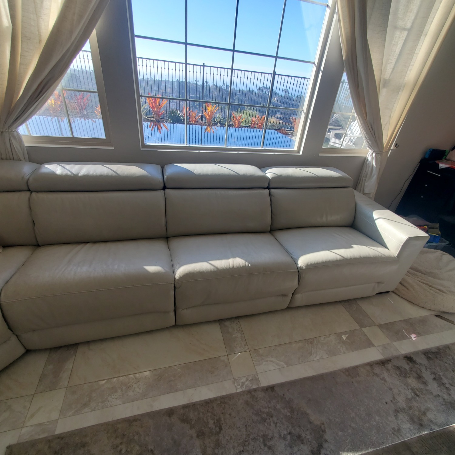 Macy's Nevio 124" 5-Pc. Fabric Sectional Sofa with Chaise - image-3