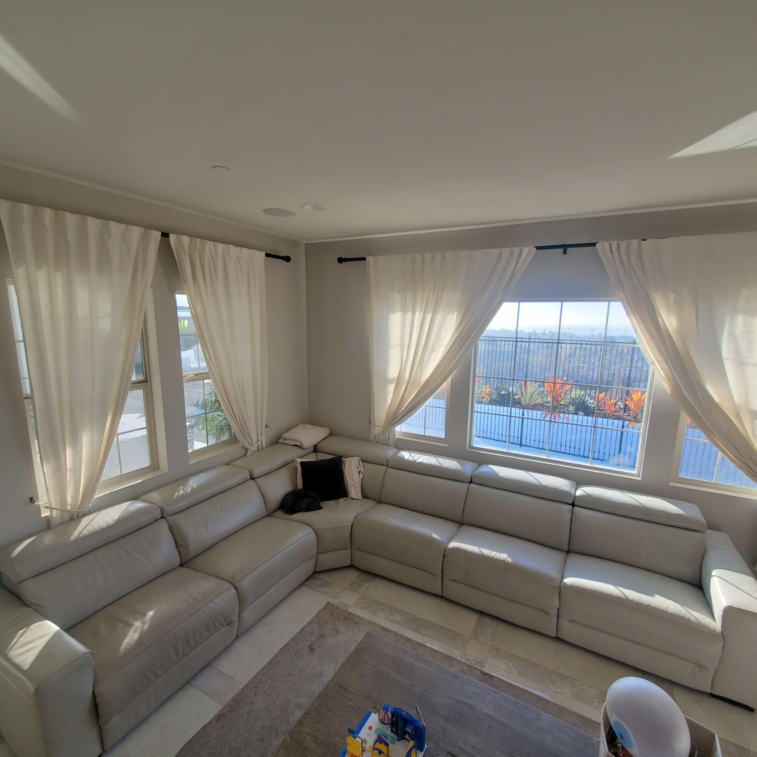 Macy's Nevio 124" 5-Pc. Fabric Sectional Sofa with Chaise - image-8