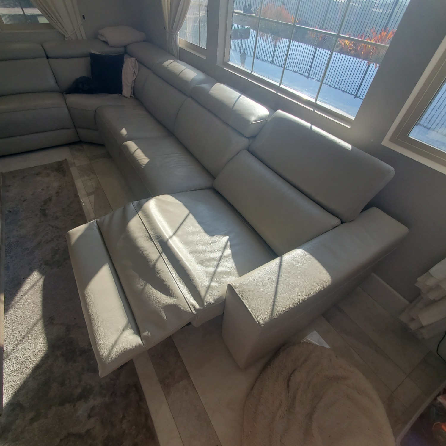 Macy's Nevio 124" 5-Pc. Fabric Sectional Sofa with Chaise - image-13