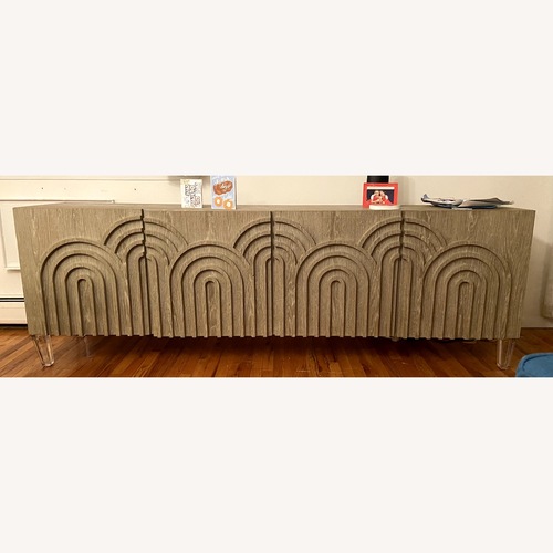 Used ModShop Arches 4 Door Credenza in Walnut for sale on AptDeco
