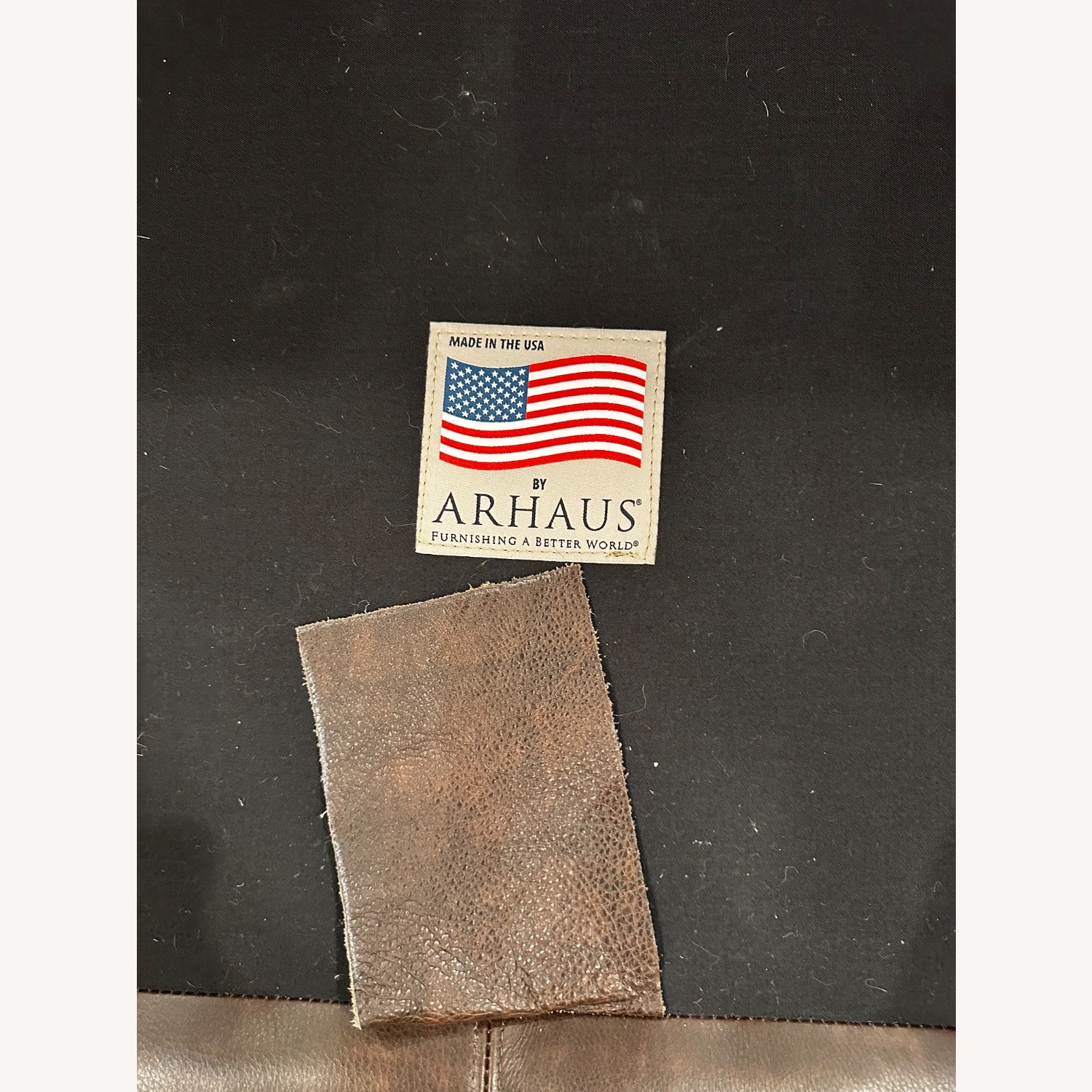 Arhaus Leather Loveseat  - image-6