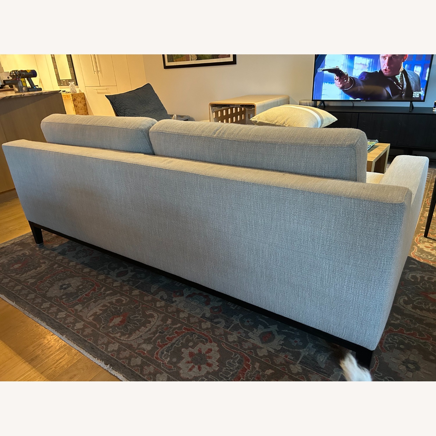 Restoration Hardware Italia Track Arm Sofa - Oak Base - image-4