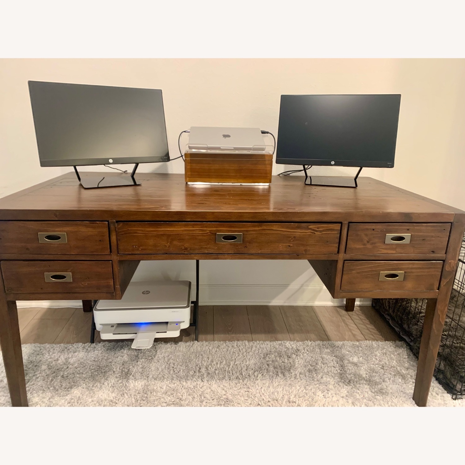 Crate & Barrel Morris 60" Desk - image-2