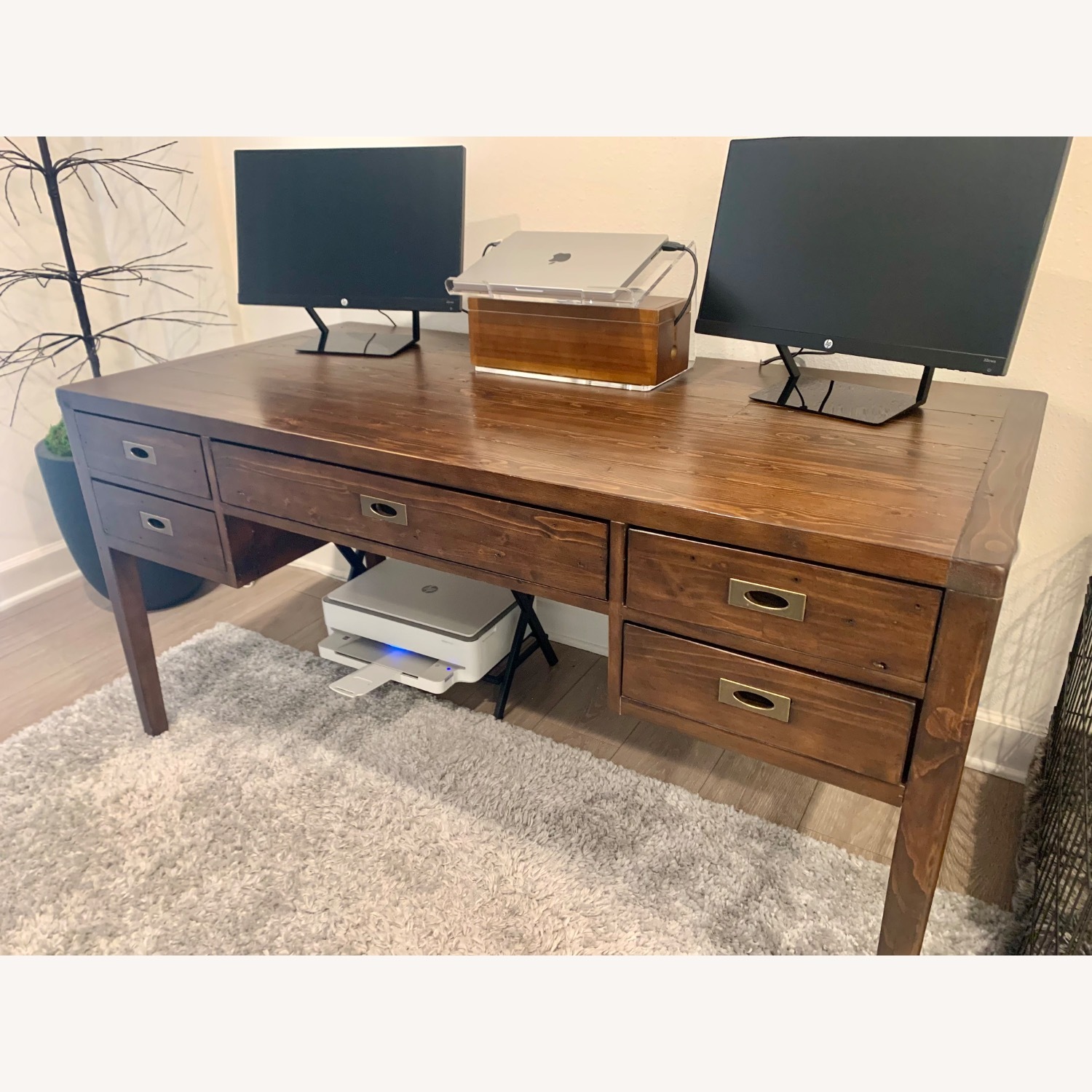 Crate & Barrel Morris 60" Desk - image-3