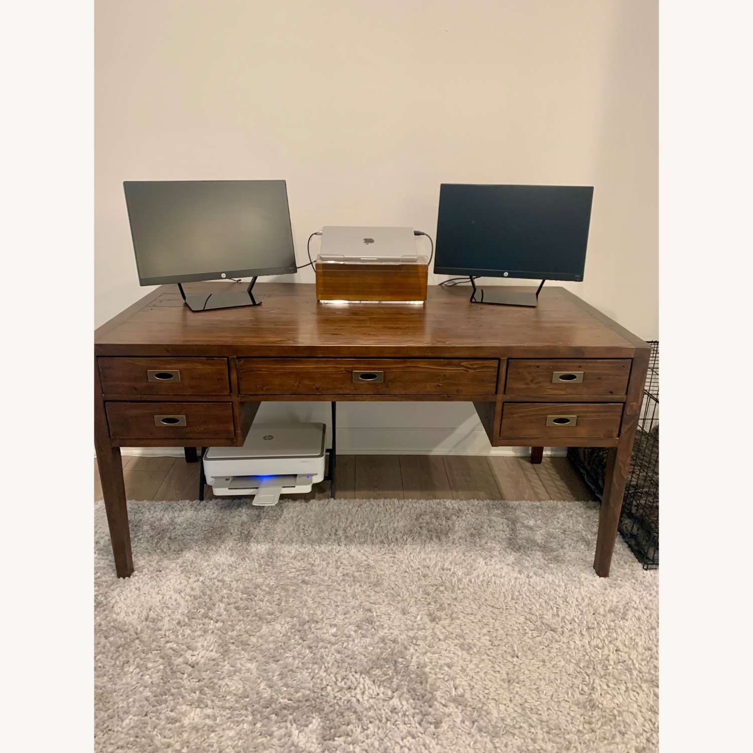 Crate & Barrel Morris 60" Desk - image-1
