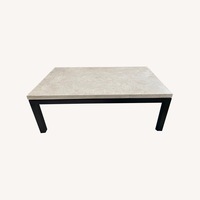 Crate & Barrel Parson's Rectangular Coffee Table