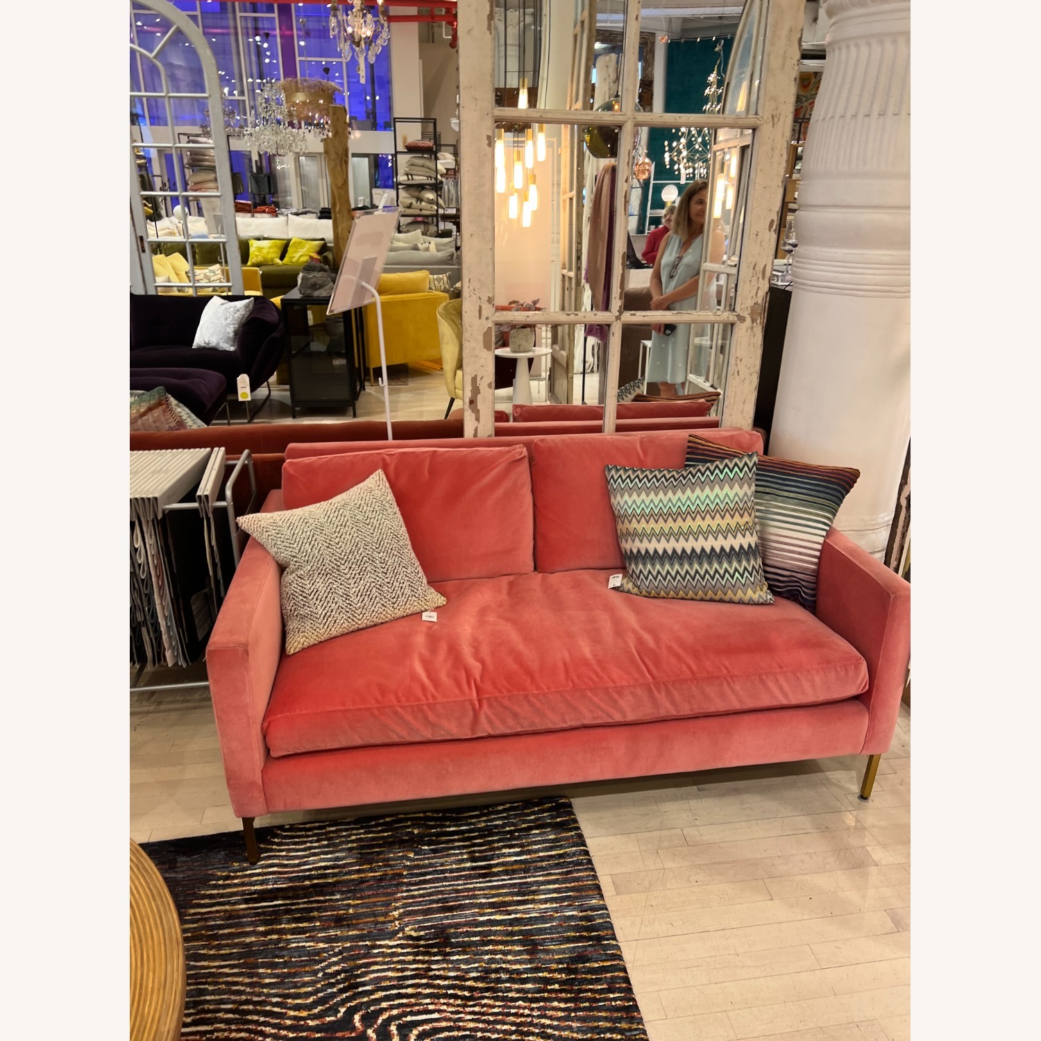 ABC Carpet & Home Soho Velvet Loveseat  - image-2