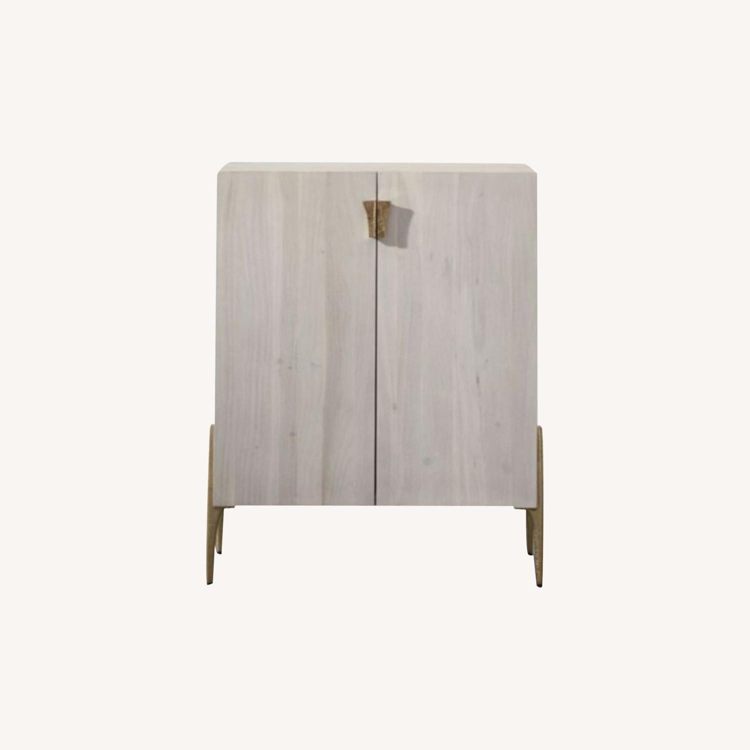 Acacia Whitewash Cabinet (CB2) - image-0
