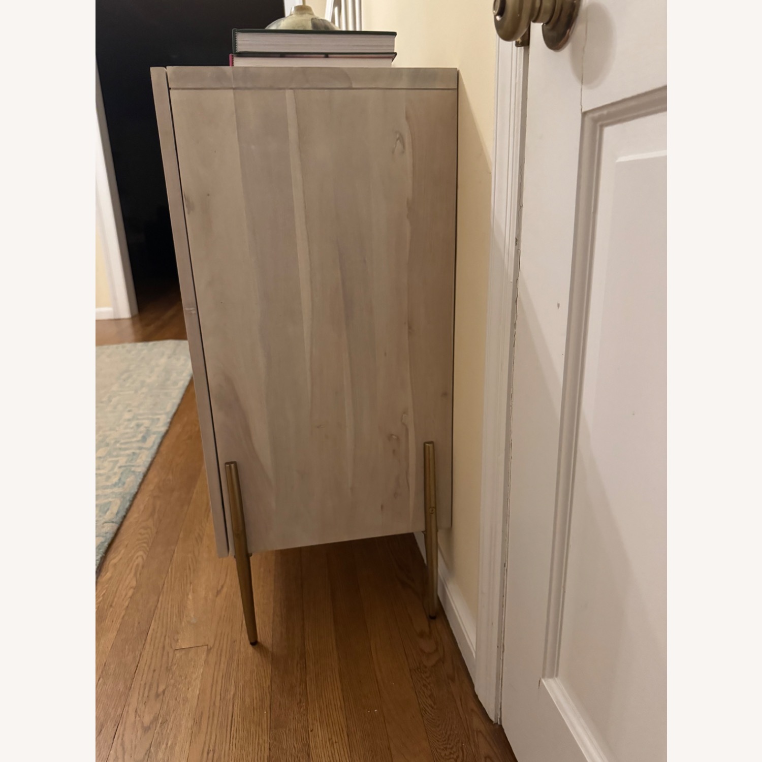 Acacia Whitewash Cabinet (CB2) - image-2